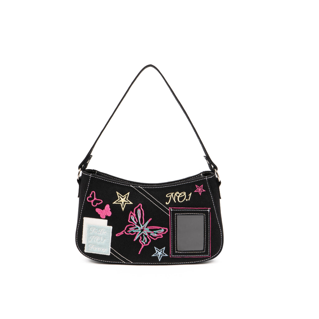 Canvas Shoulder&Crossbody Bag For Women B020038