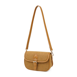 Herminfashion Artificial Leather Purse with 3 Zippered Compartments B-B020266