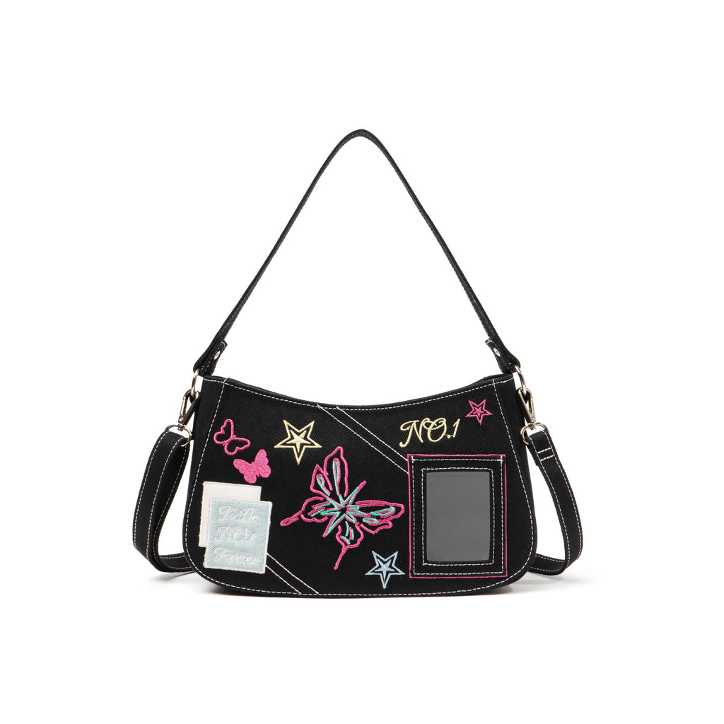 Canvas Shoulder&Crossbody Bag For Women B020038