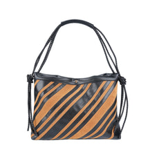 Charger l'image dans la galerie, Black Brown PU Shoulder Bag - B-B021411 product image