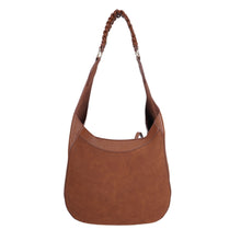 Charger l'image dans la galerie, Brown PU+Suede Hobo Bag - B-B021424 product image