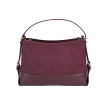 Charger l'image dans la galerie, Burgundy PU+Suede Crossbody Bag - B-B021398 product image