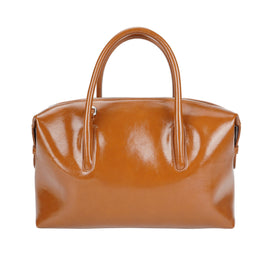 Cognac PU Satchel Bag - B-B021421 product image