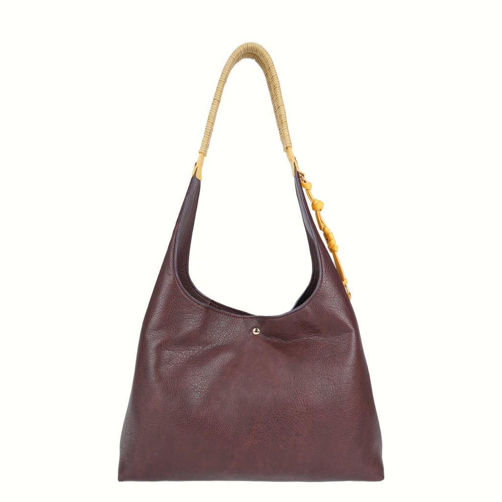 Dark Brown PU Hobo Bag - B-B021380 product image