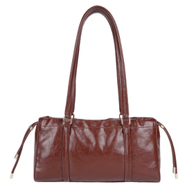 Dark Brown PU Satchel Bag - B-B021419 product image