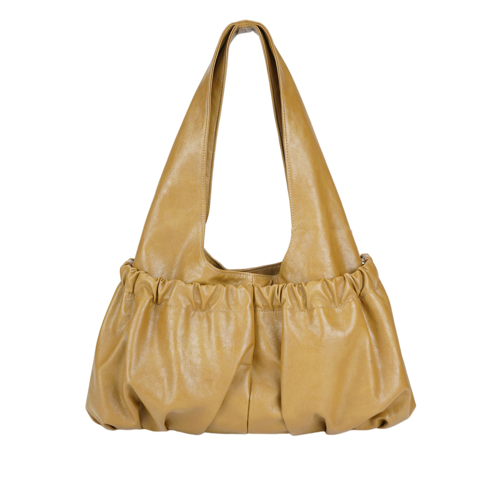 Mustard PU Hobo Bag - B-B021417 product image