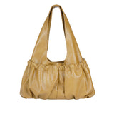 Mustard PU Hobo Bag - B-B021417