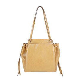 Mustard PU Tote Bag - B-B021334 product image