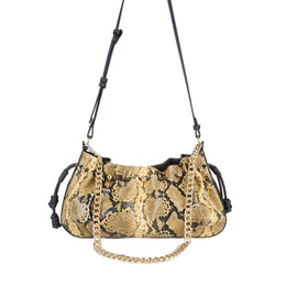 Tan Black PU Crossbody Bag - B-B021412 product image
