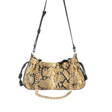 Tan Black PU Crossbody Bag - B-B021412