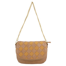 Laden Sie das Bild in den Galerie-Viewer, Tan PU Crossbody Bag - B-B021241 product image