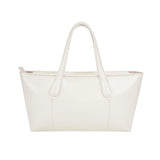 White PU Tote Bag - B-B021341